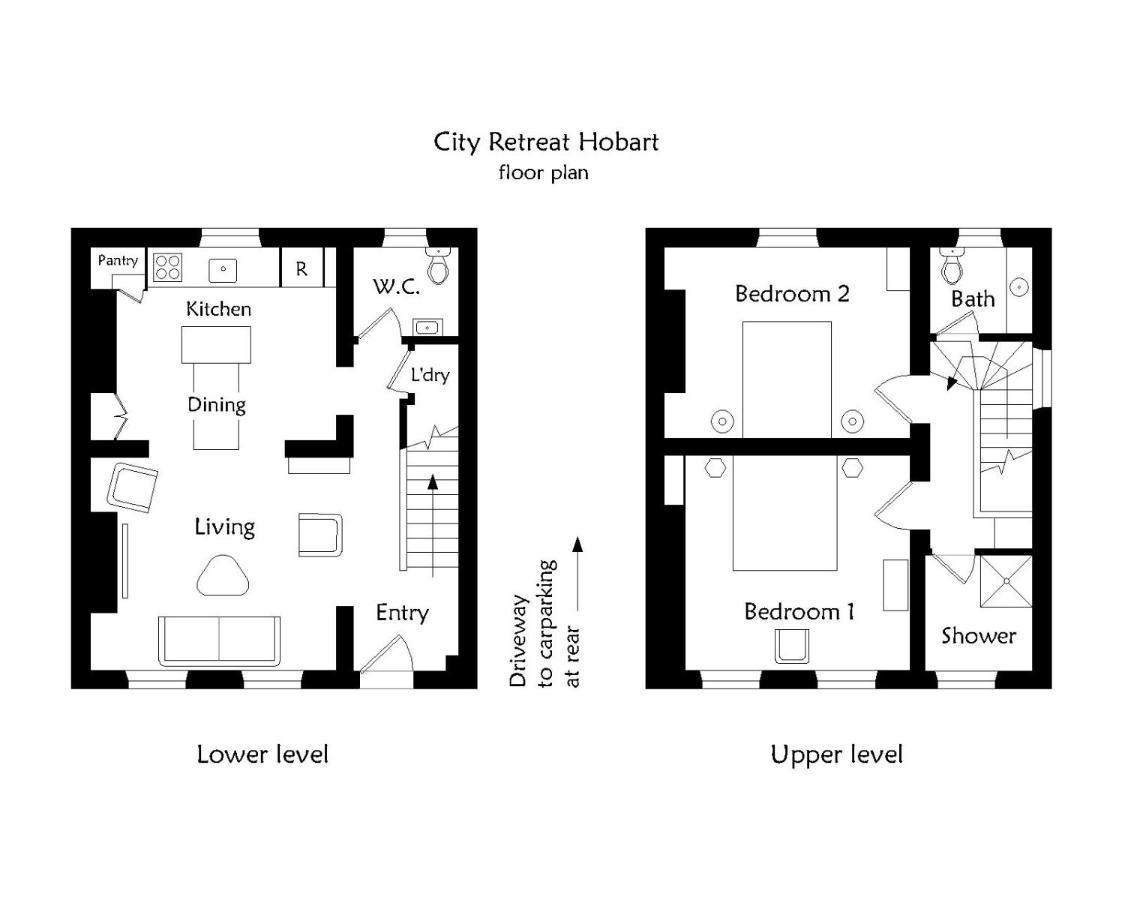 City Retreat Hobart Eksteriør billede